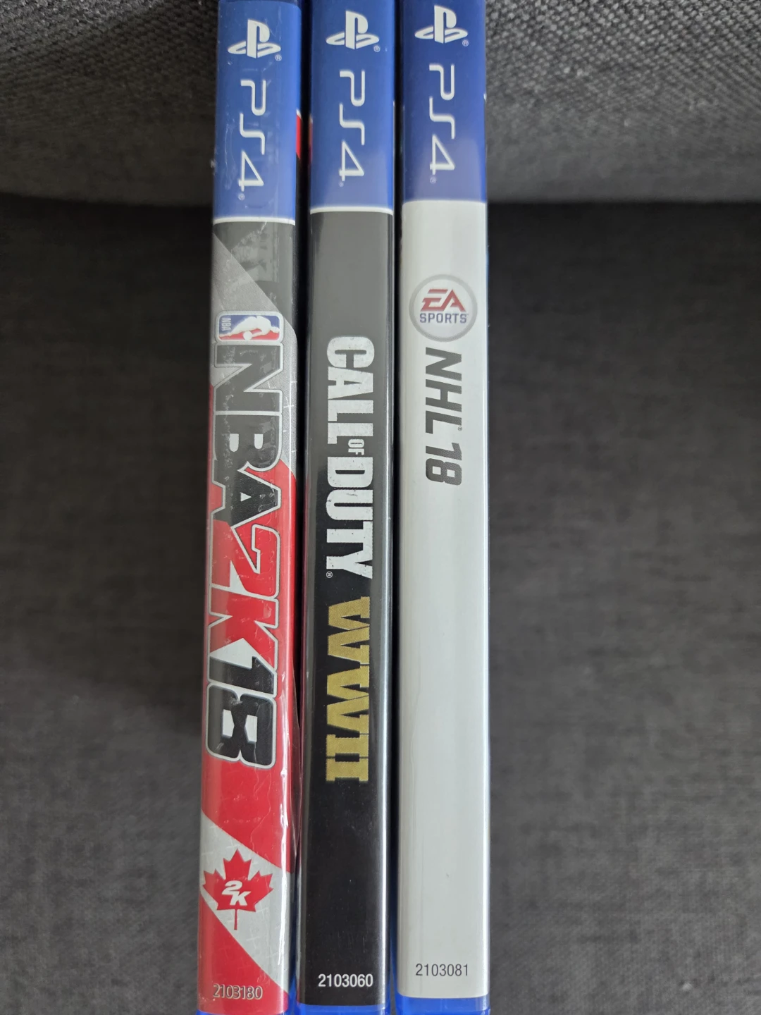 PlayStation 4 Games Bundle: NHL 18, Call of Duty WWII, NBA 2K18
