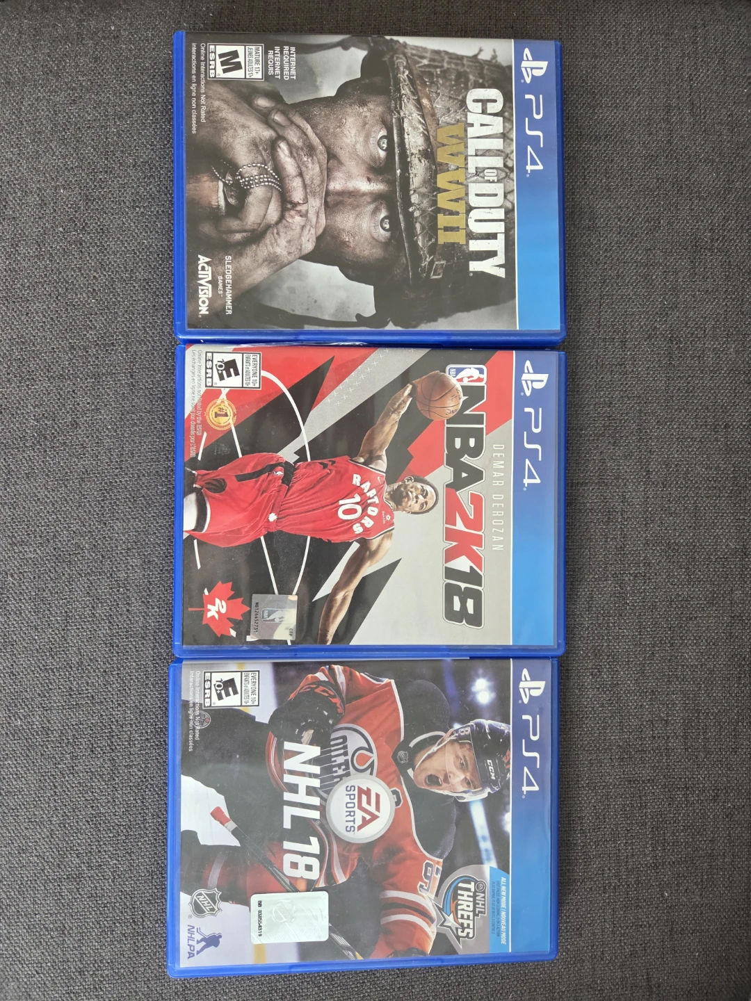 PlayStation 4 Games Bundle: NHL 18, Call of Duty WWII, NBA 2K18 - photo 3