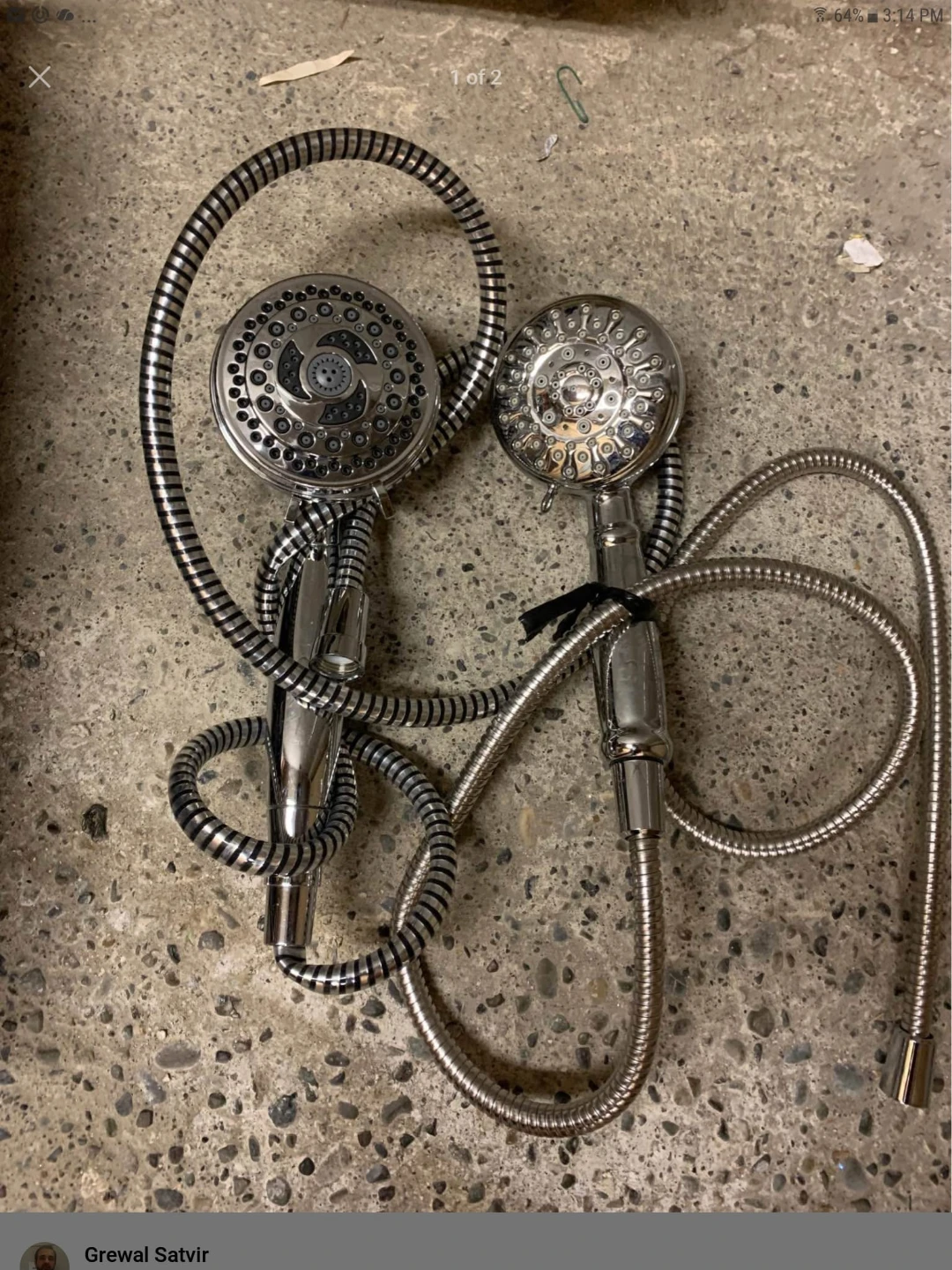 Rowenta Turbo Silence Shower Heads (Set of 2) - photo 2