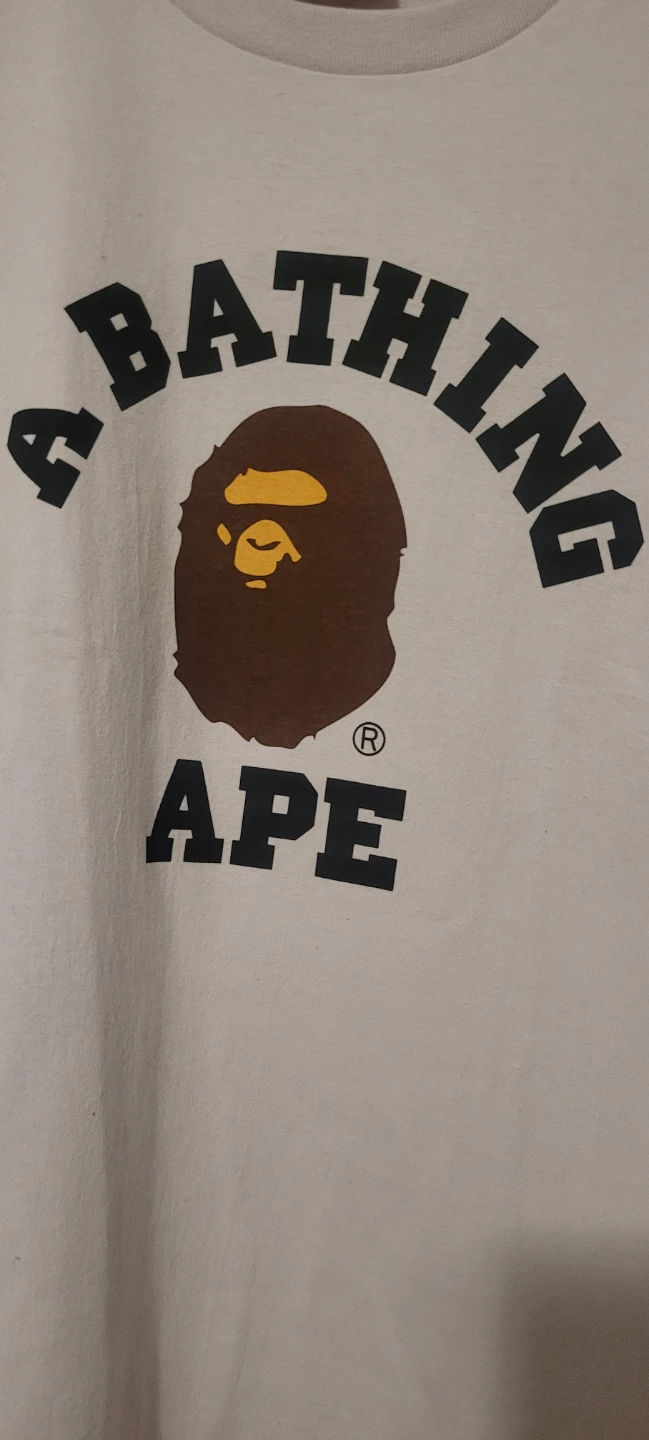 Loose Fit Pink A Bathing Ape T-Shirt - Size L - photo 3