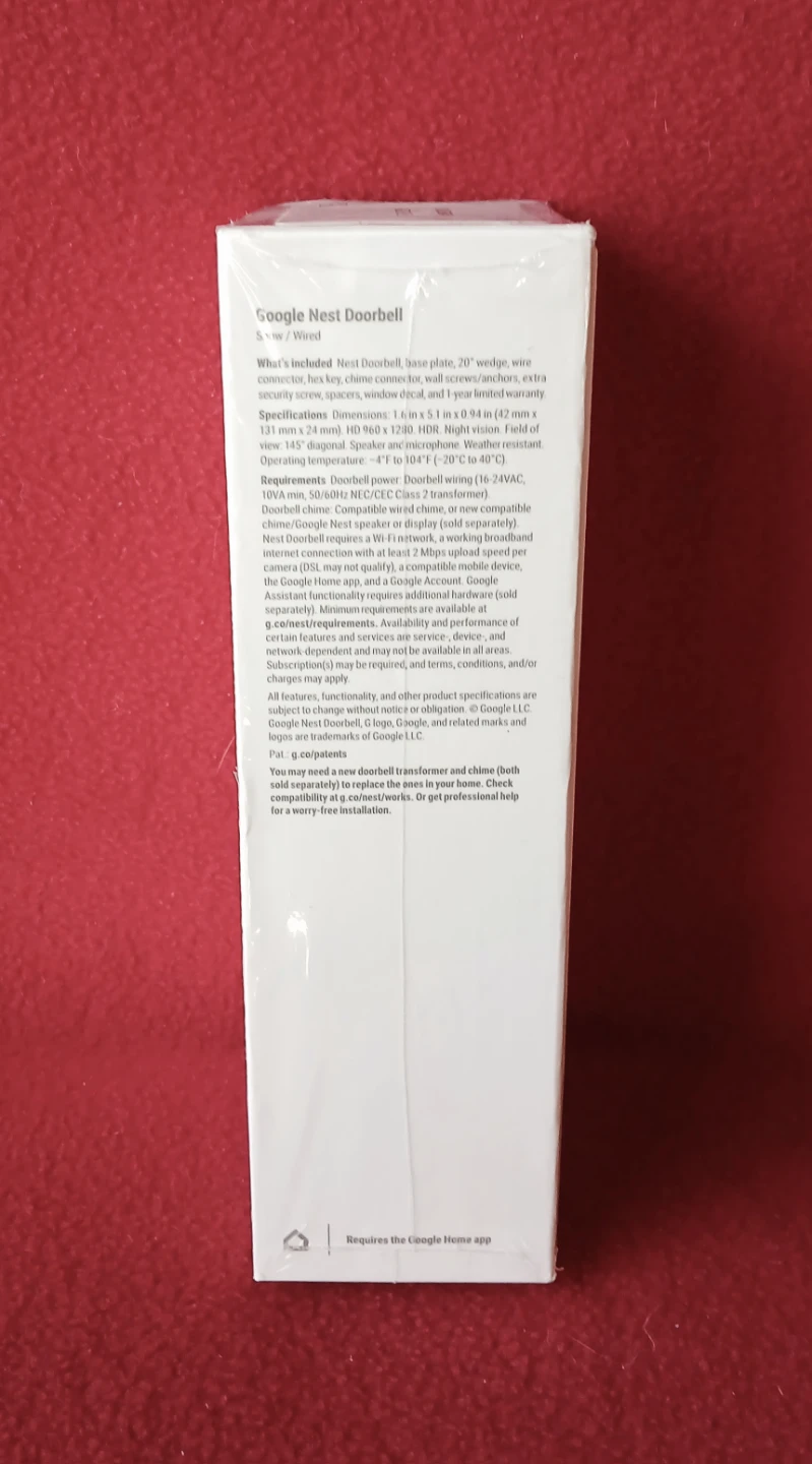 Google Nest Doorbell (2nd generation) - Wired *NEW* - photo 4