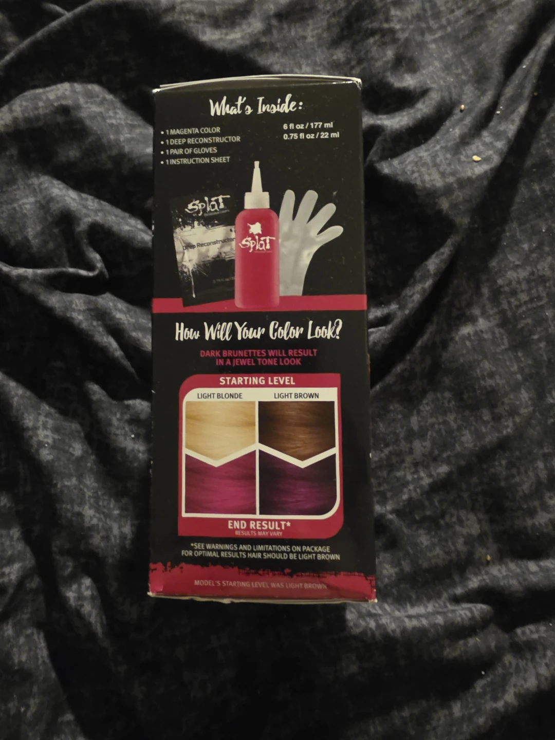 Splat Midnight Magenta Rebellious Colors Hair Dye, unopened - photo 2