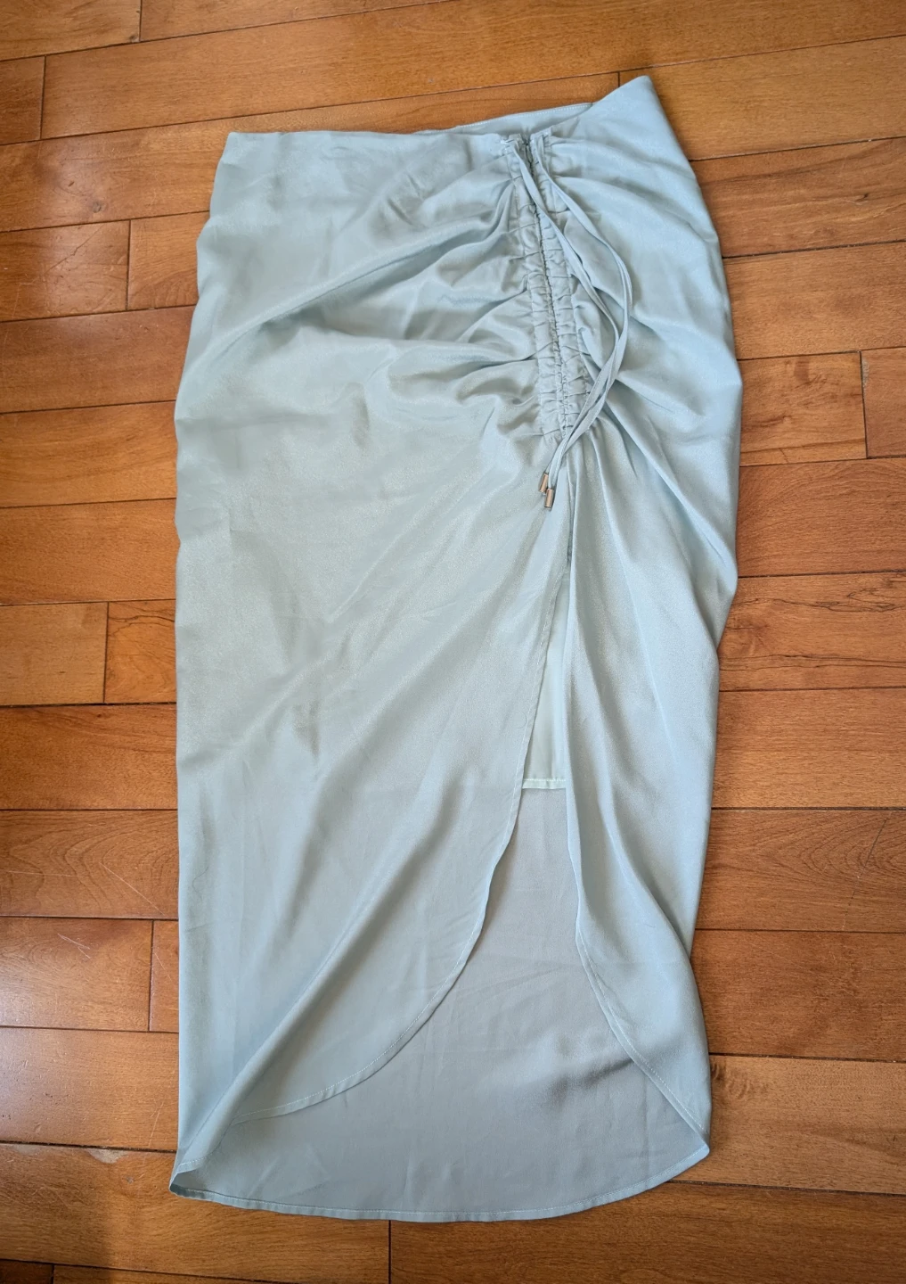 Seafoam Green Midi Skirt