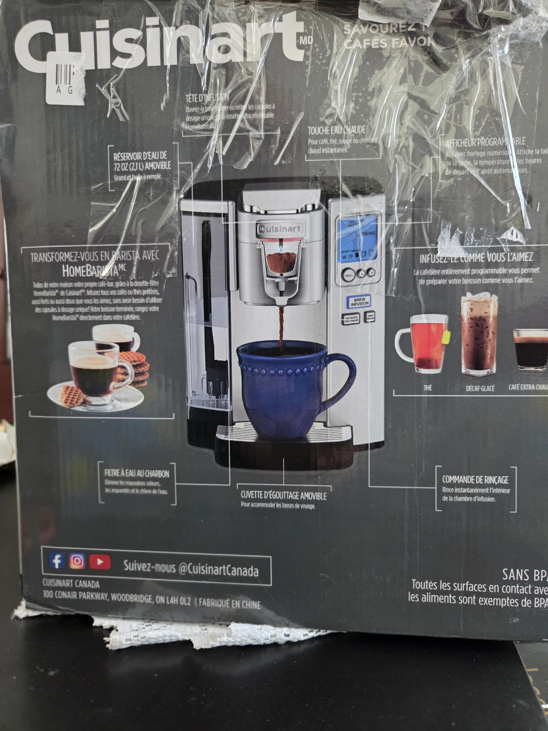 Cuisinart HomeBarista Programmable Coffee Maker - photo 4
