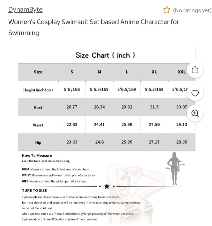 NEW!   Women's Cosplay Swimsuit Set - photo 5