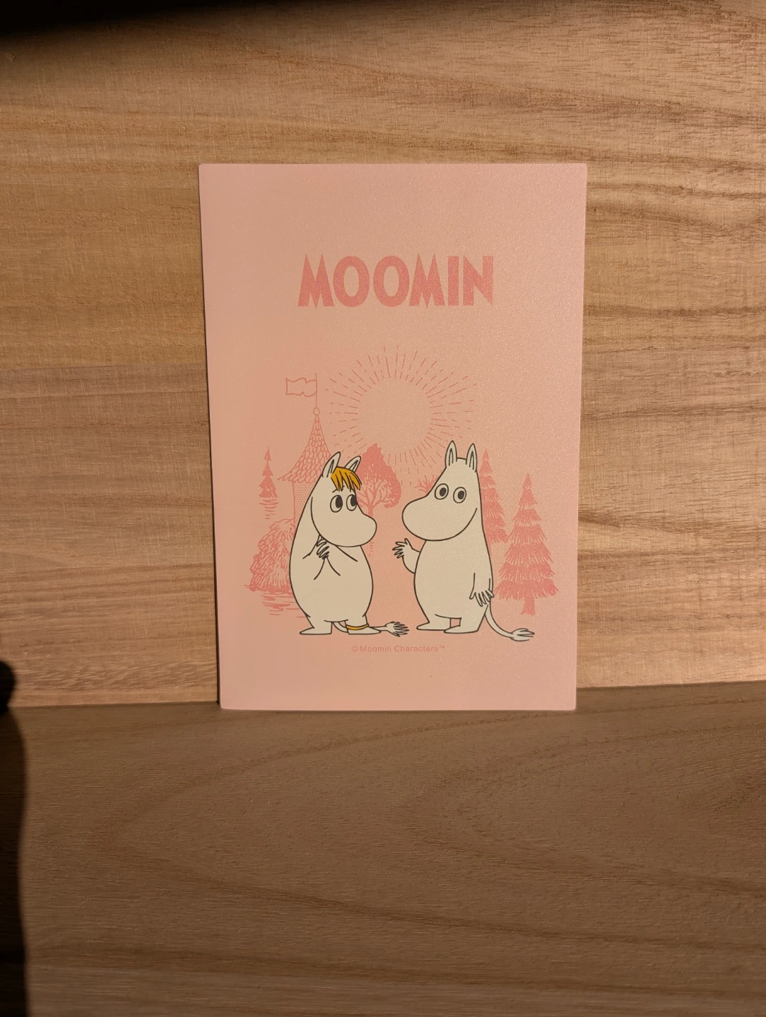 Moomin Snorkmaiden pink card - photo 2