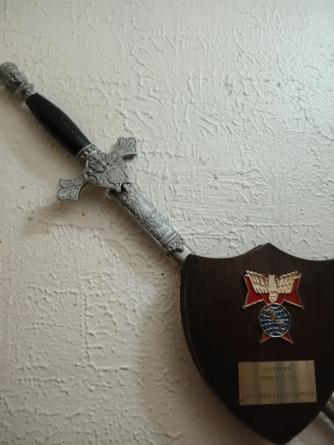 Decorative Sword with Plaque