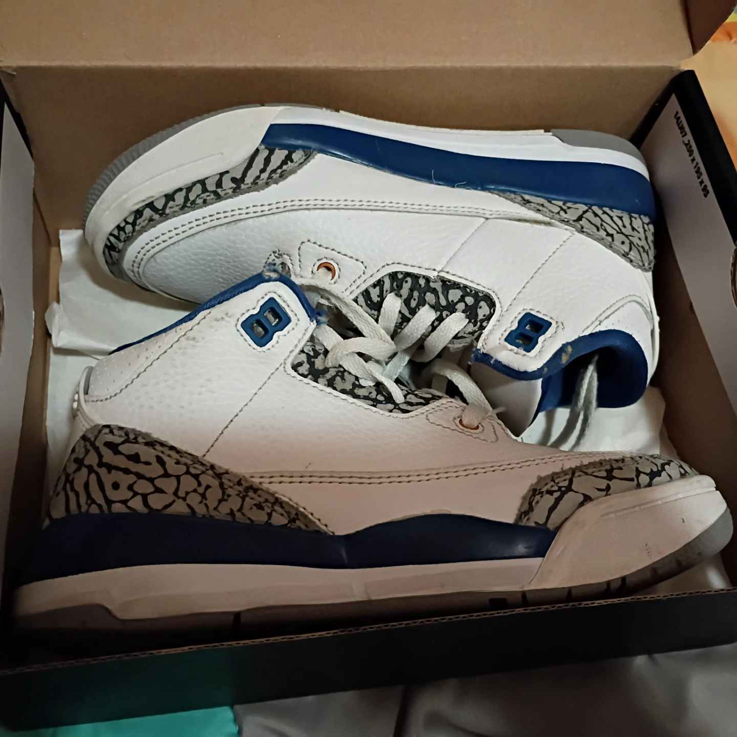 Jordan 3 Retro (PS) White/Metallic Copper Shoes