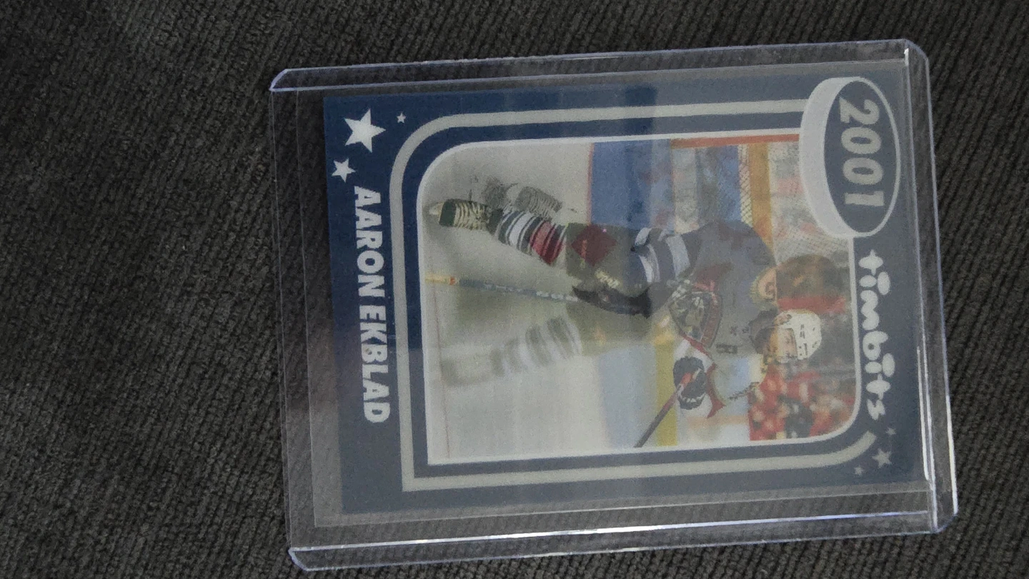 2001 Tim Hortons Timbits Aaron Ekblad Hockey Card - photo 2