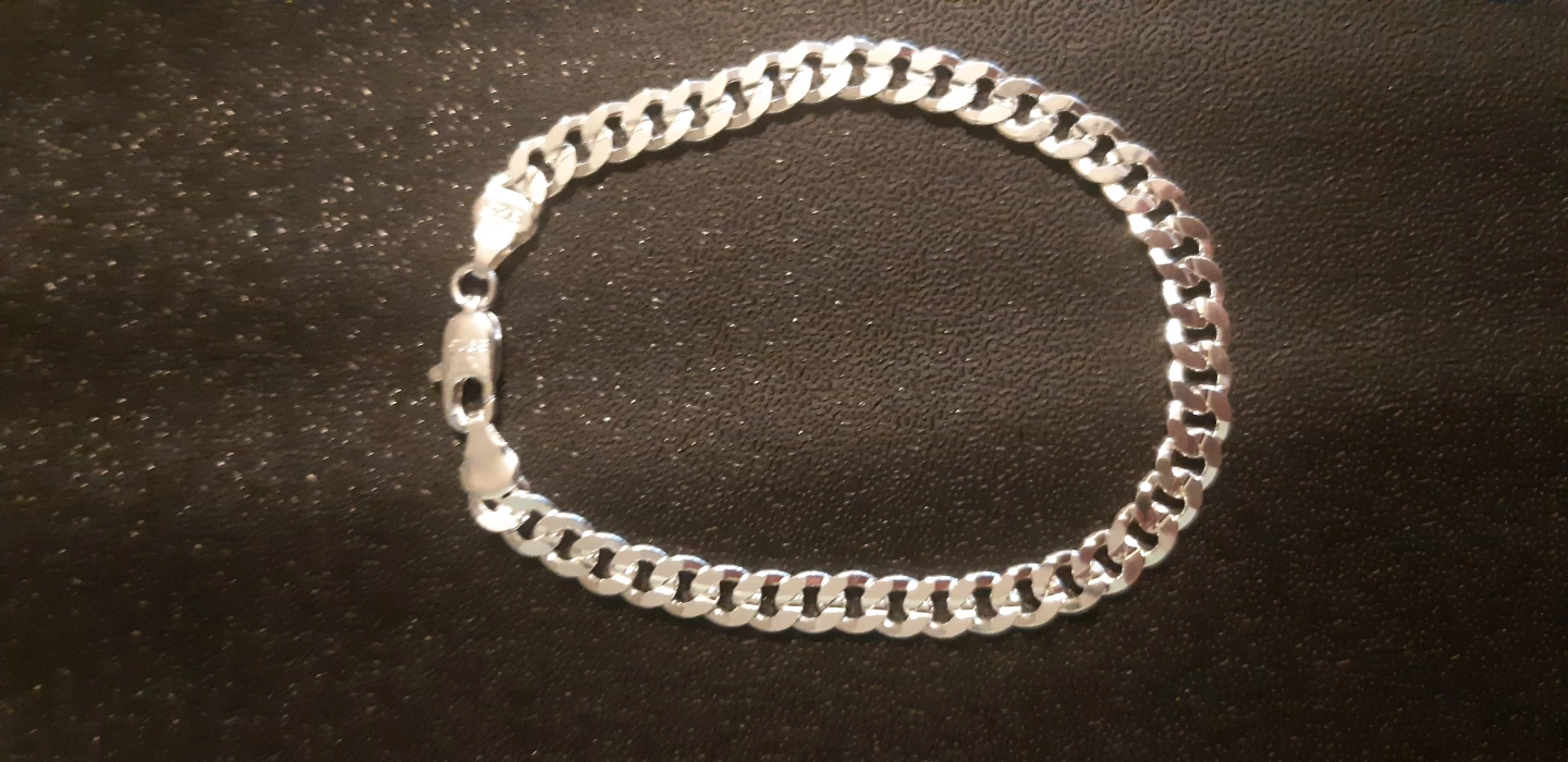 925 Silver Chain Bracelet and Necklace Set - photo 3