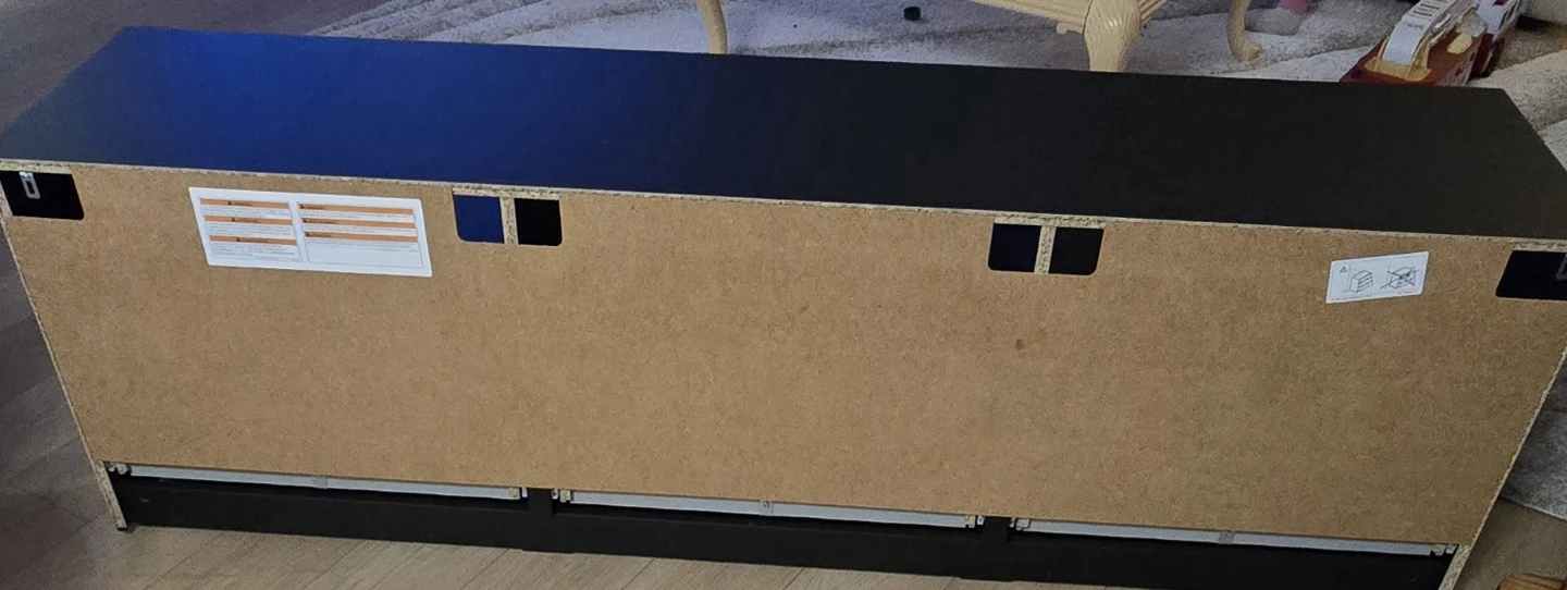 IKEA BRIMNES TV Stand – Black – 71″ Wide - photo 2