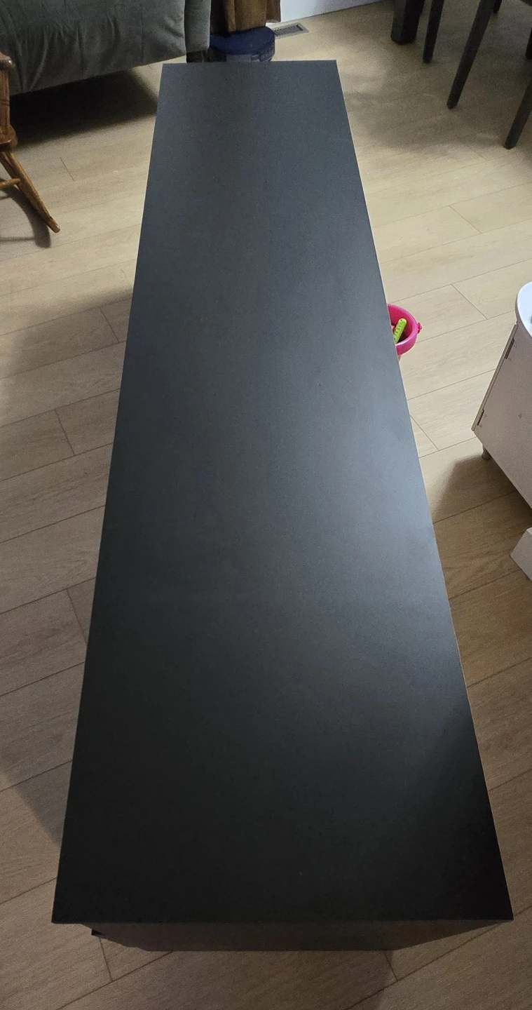 IKEA BRIMNES TV Stand – Black – 71″ Wide - photo 4
