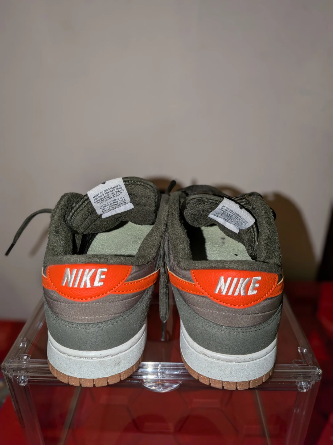 Nike Dunk Low "Toasty" Olive Orange Shoes - photo 4