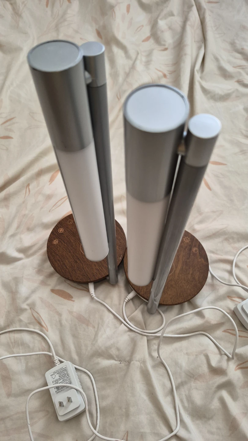 Desk Lamps with Wireless Charging Base (Set of 2)