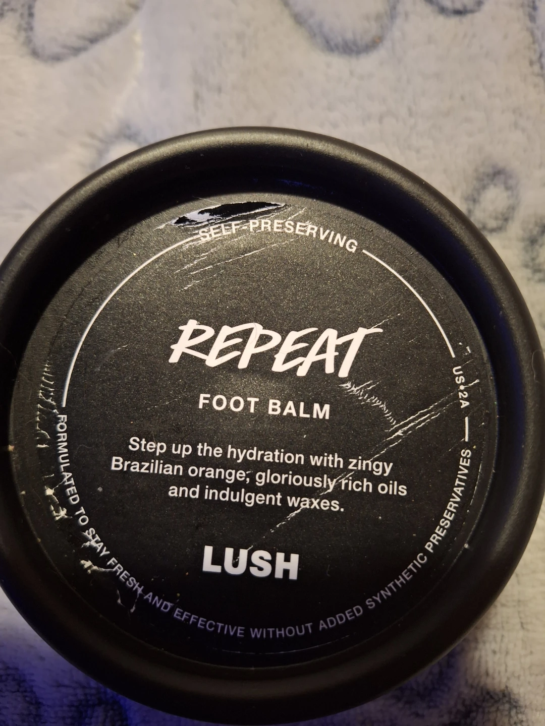 LUSH Repeat Foot Balm with Brazilian Orange