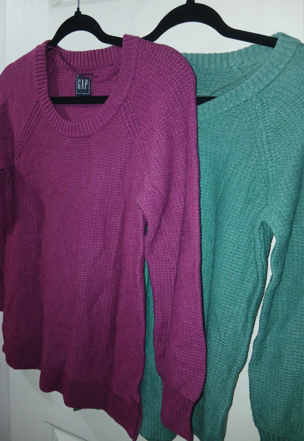 Magenta & Teal GAP Sweaters (2 For $5)