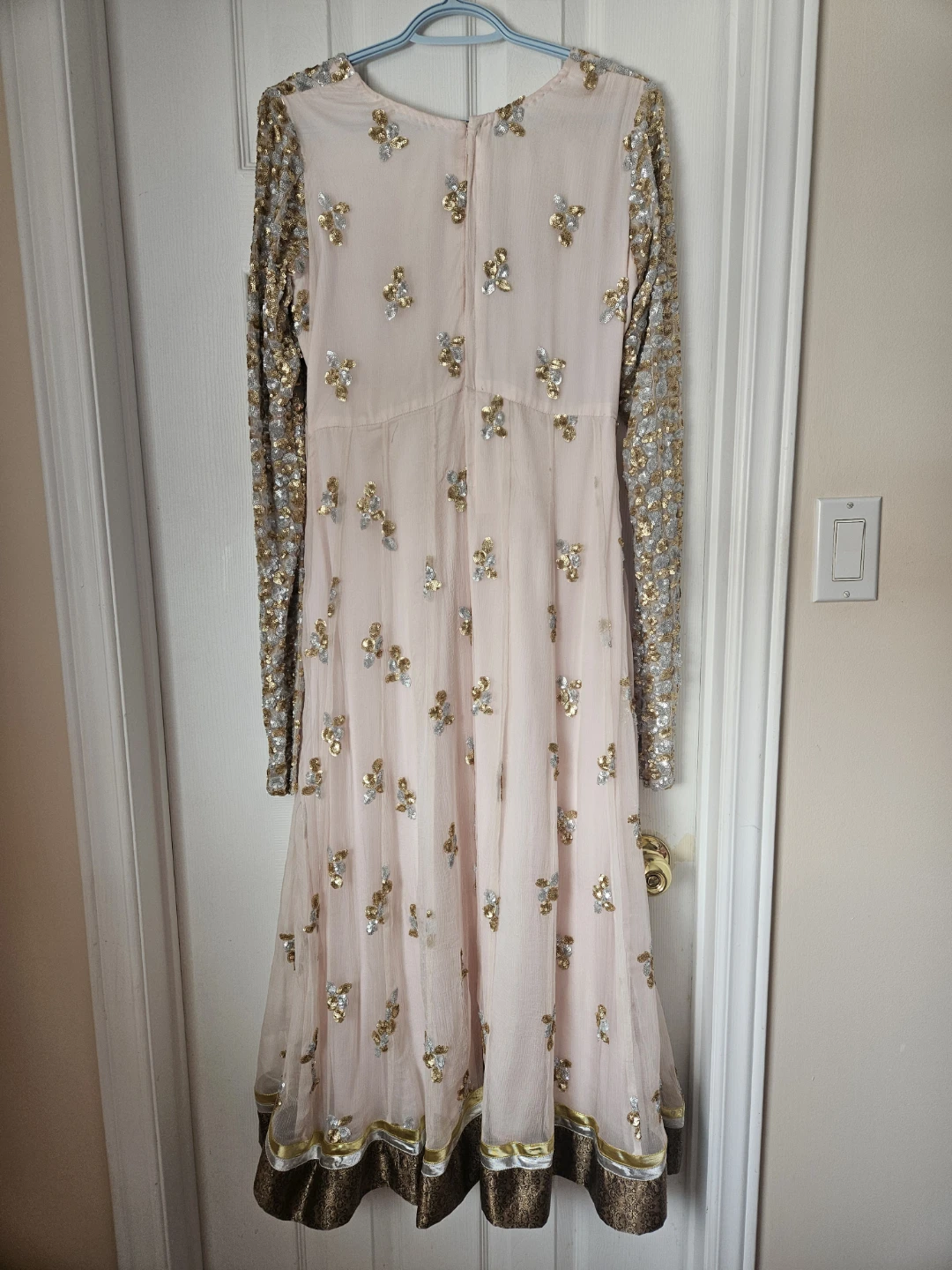 Blush pink Pakistani women's suit - photo 2