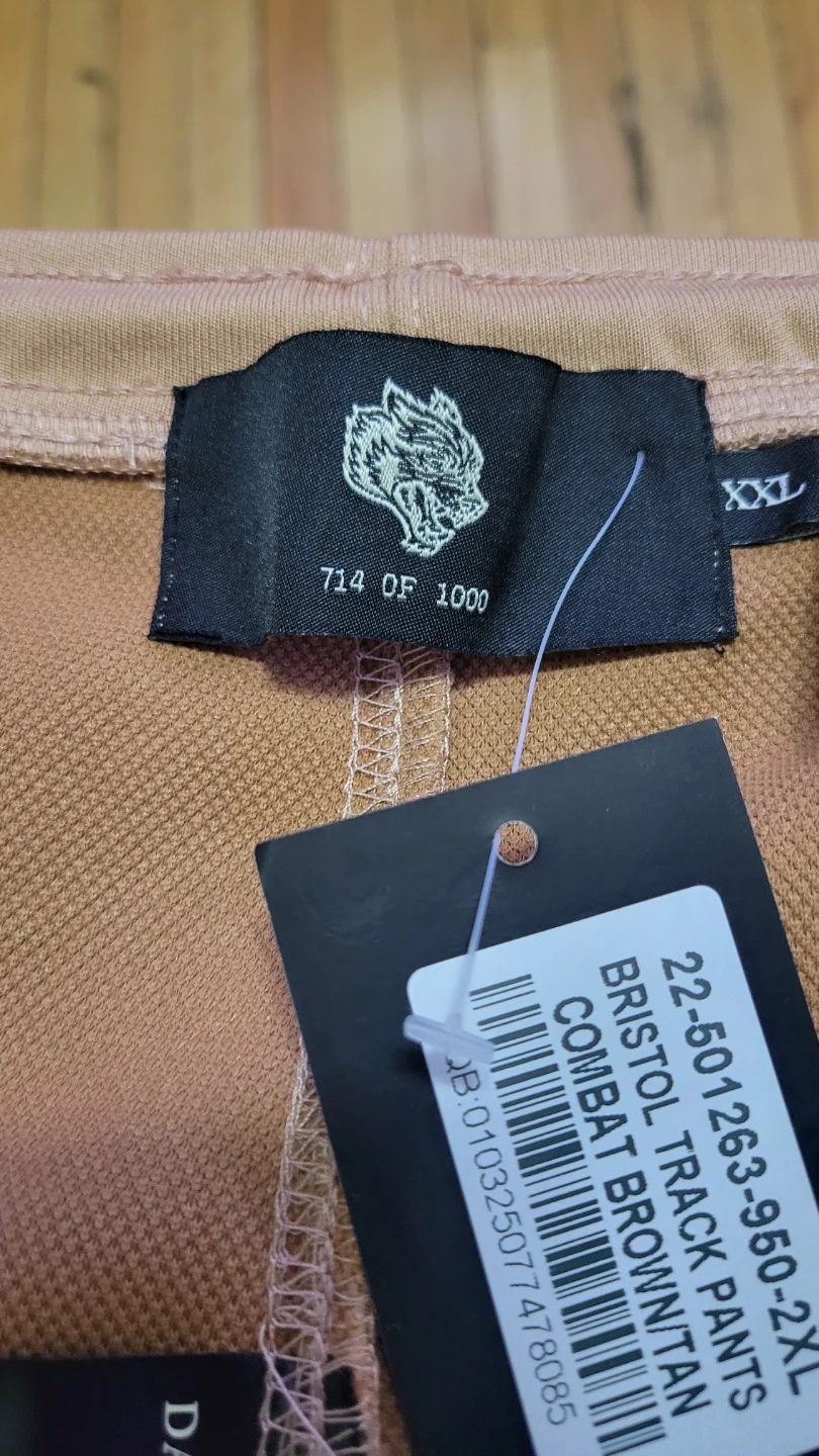 Darc Sport Bristol Track Pants Combat Brown Tan XXL - photo 3