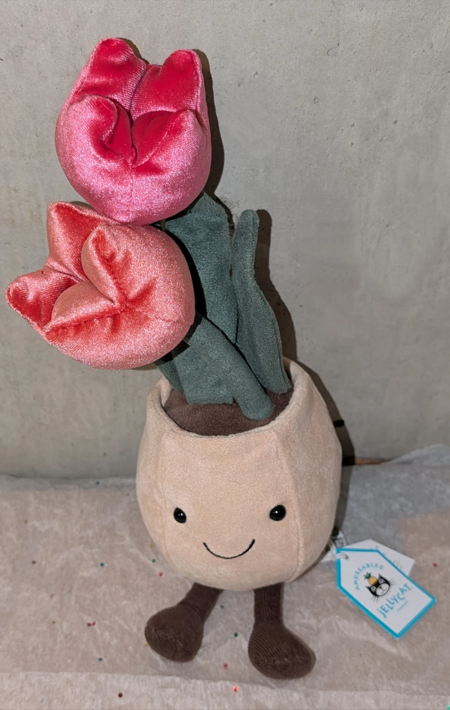 Jellycat Tulip Pot Plush
