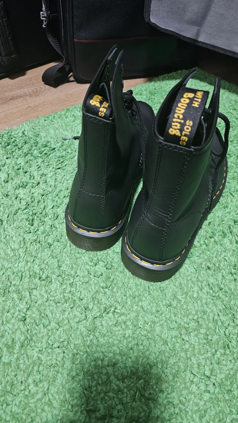 Dr. Martens - Black Unisex 1460 NAPPA LEATHER LACE UP BOOTS - photo 4