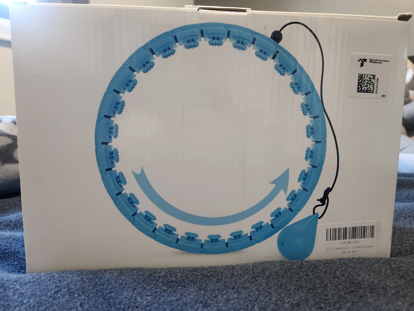 Adjustable weighted Hula Hoop