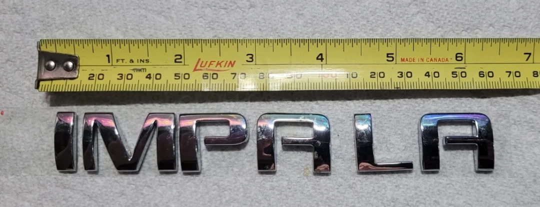 Impala Chrome Emblem Badge Set