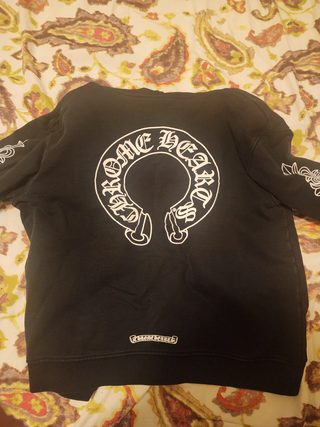 Chrome Hearts Black Zip-Up Hoodie - photo 2
