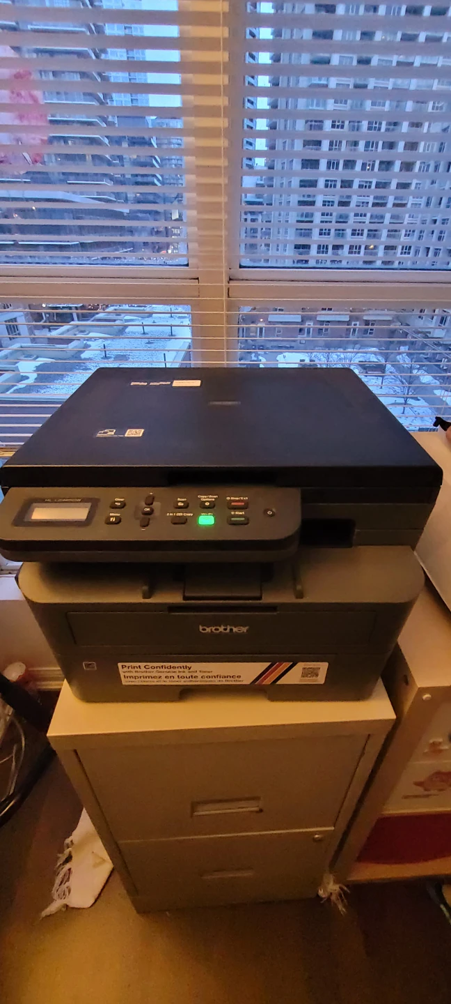 Brother HLL2465DW Wireless Monochrome Laser Printer