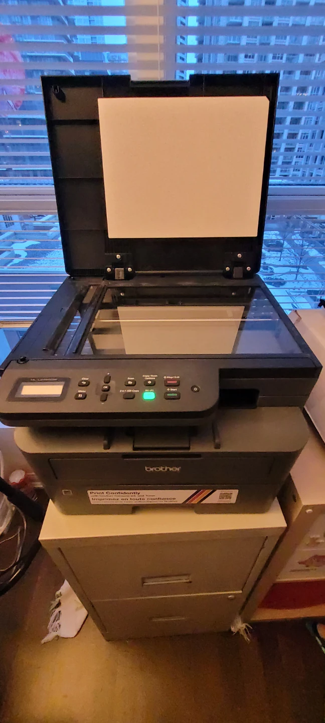Brother HLL2465DW Wireless Monochrome Laser Printer - photo 2
