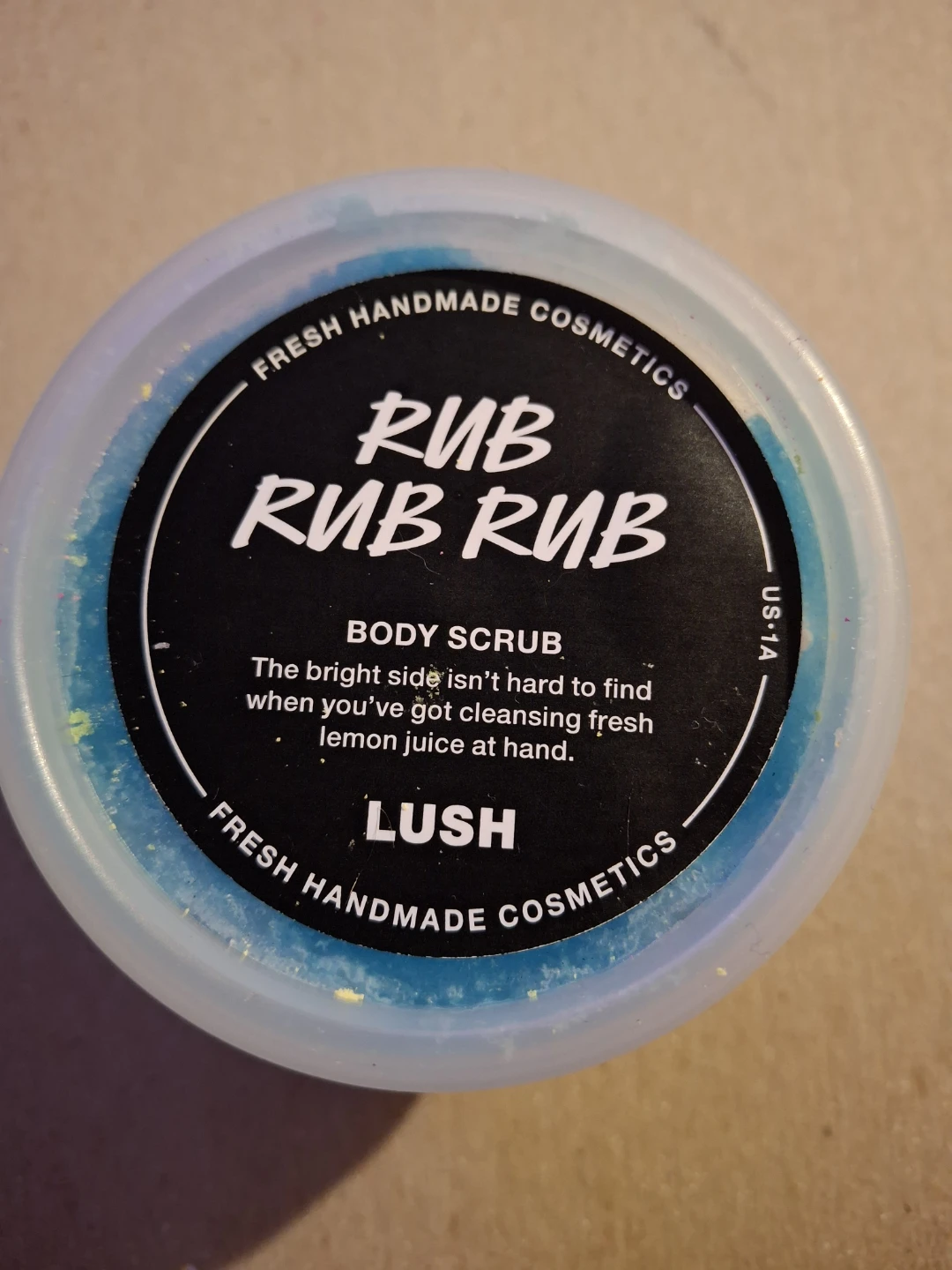 Lush Rub Rub Rub Body Scrub 130g
