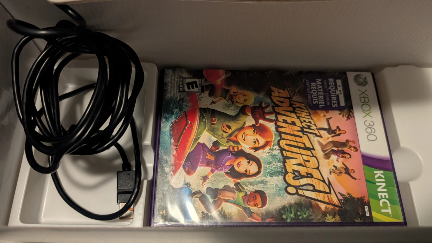 Xbox 360 Kinect Sensor with Adventures Game - photo 4