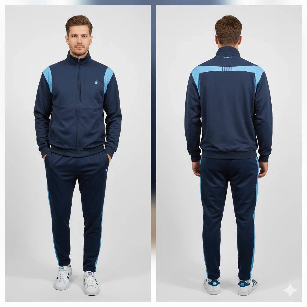 🏆 BNWTT ​K-Swiss Heritage Track Jacket Warm-Up Size L​ - photo 3
