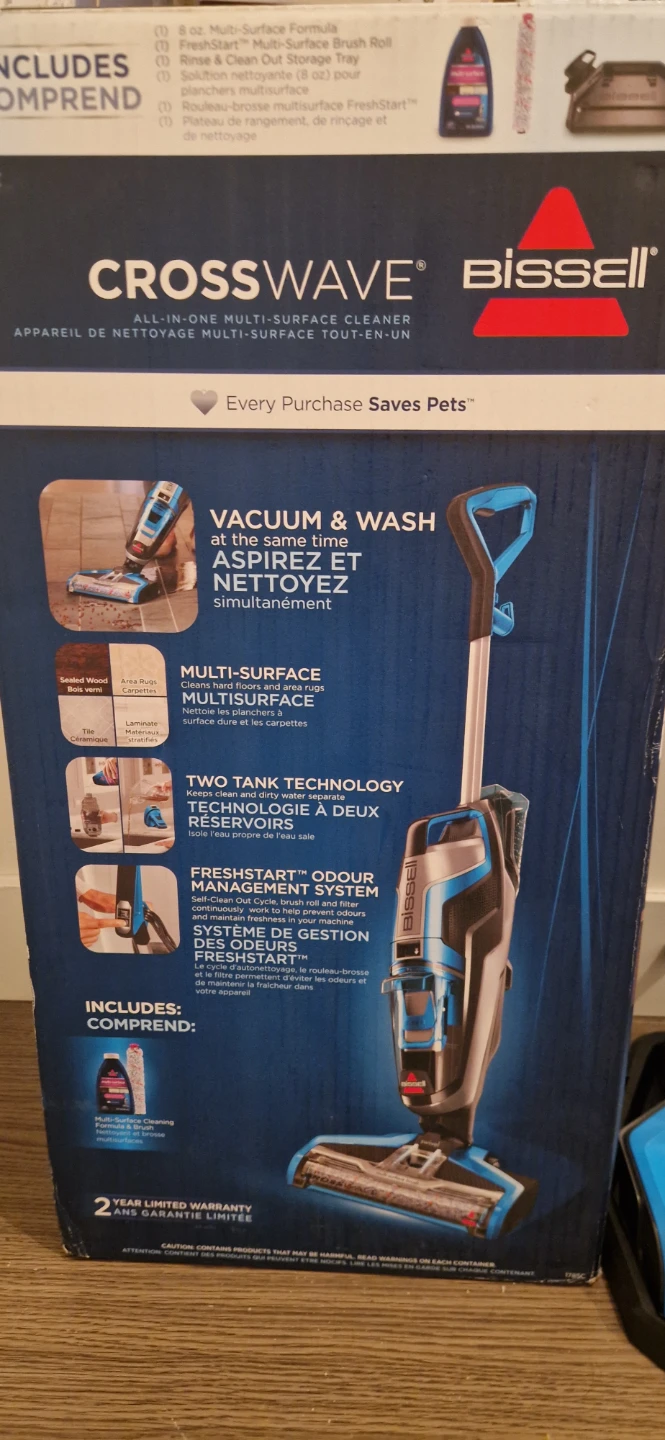 Bissell Crosswave All-in-One Multi-Surface Cleaner - photo 5