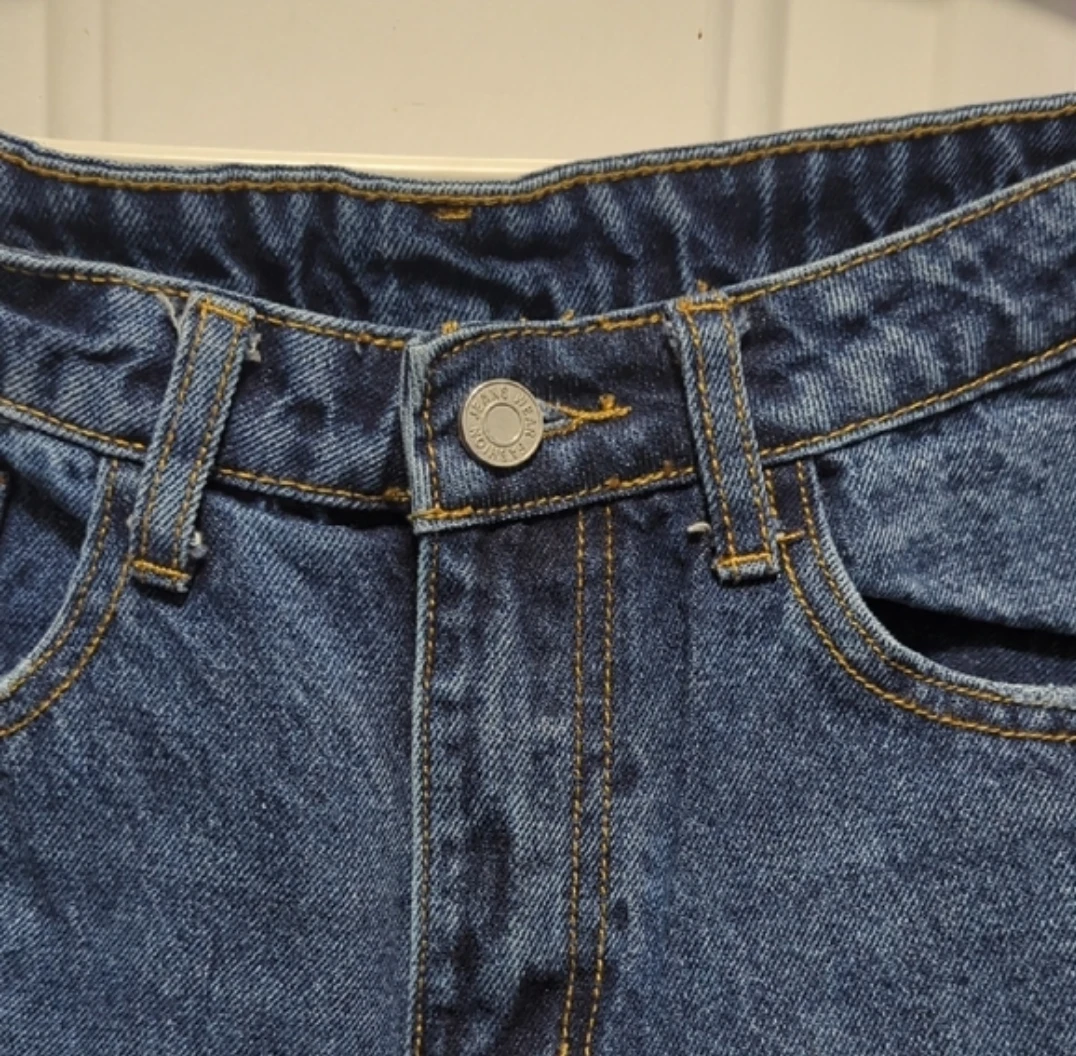 SHEIN Women's Distressed Blue Denim Jeans Size M - photo 3