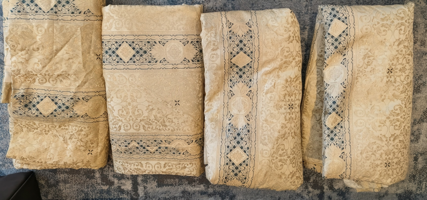 Curtains with Damask Pattern - photo 2