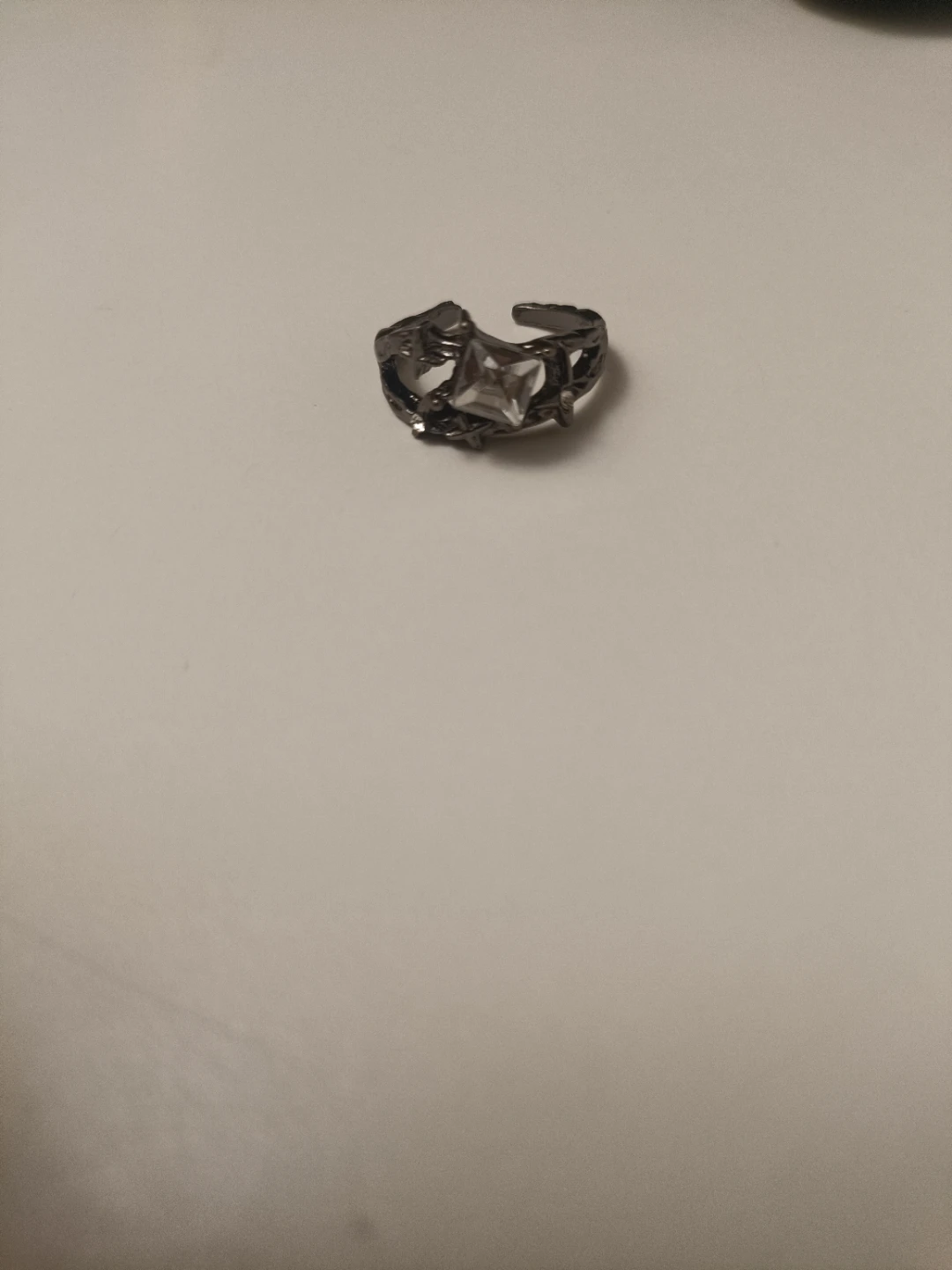 Gothic Square Stone Ring - photo 3