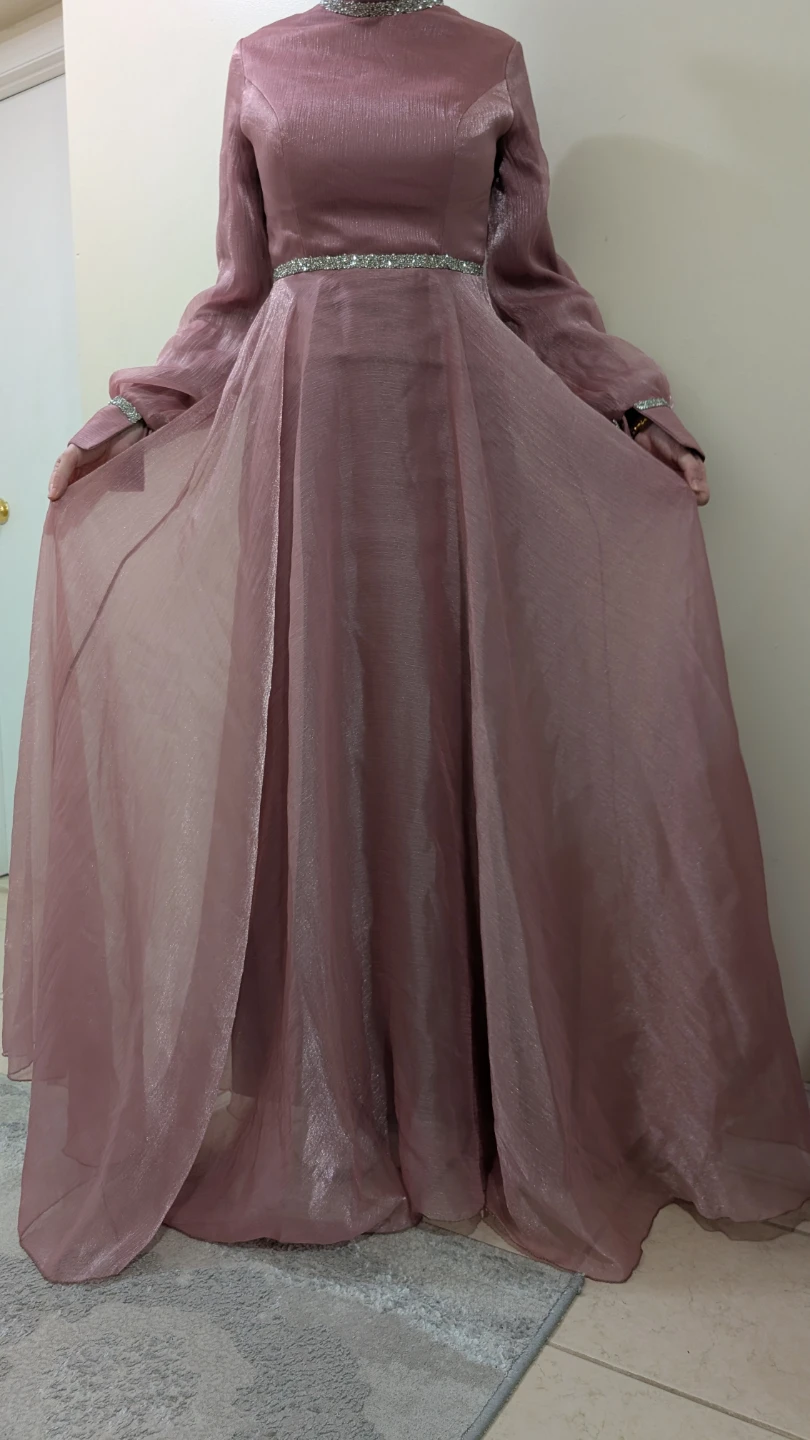 Munalissa Pink Maxi Dress - Size 38-44