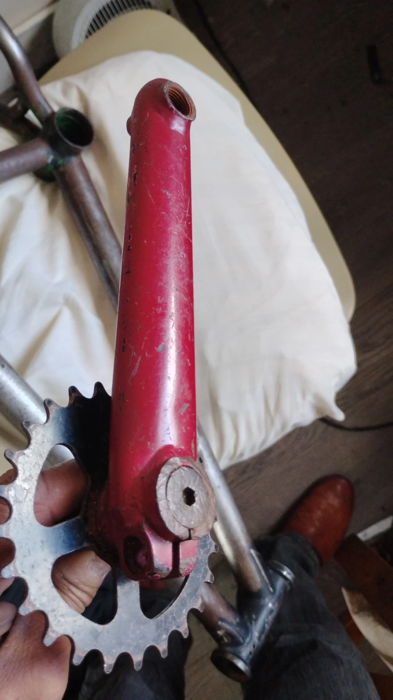 BSD BMX frame, crankset and bars - photo 3