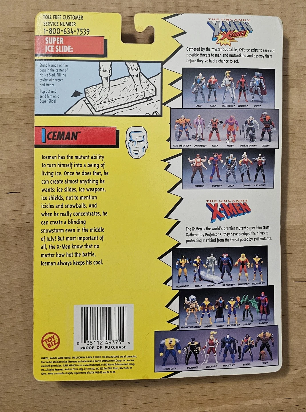 Marvel X-Men Iceman Action Figure with Super Ice Slide - photo 2