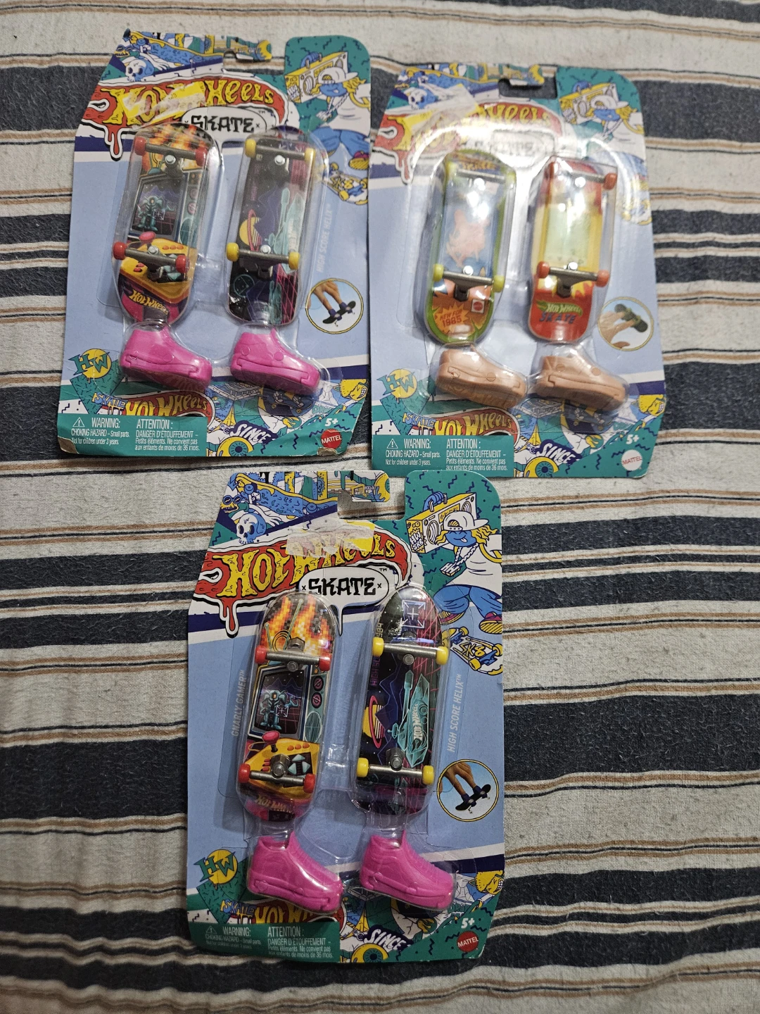 Hot Wheels Skate Fingerboards and Shoes