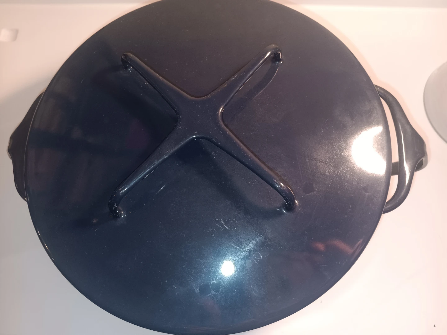 Dansk Blue Enamel Dutch Oven Pot - photo 2