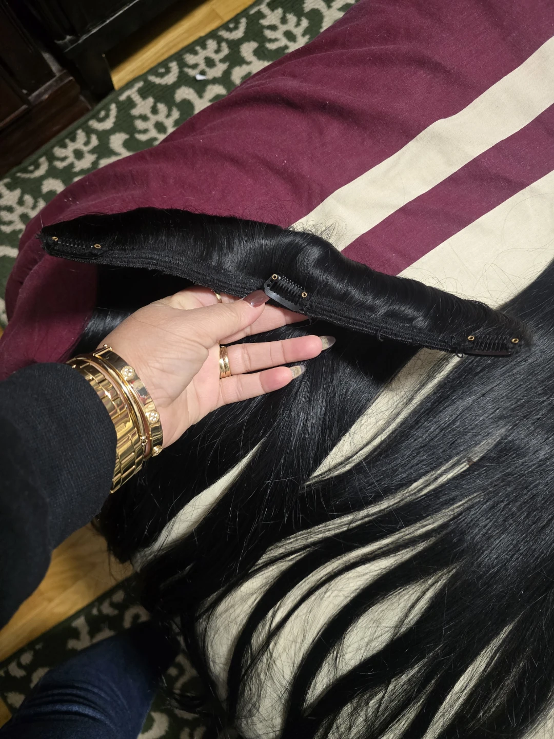 Black Clip-In Hair Extensions - photo 4