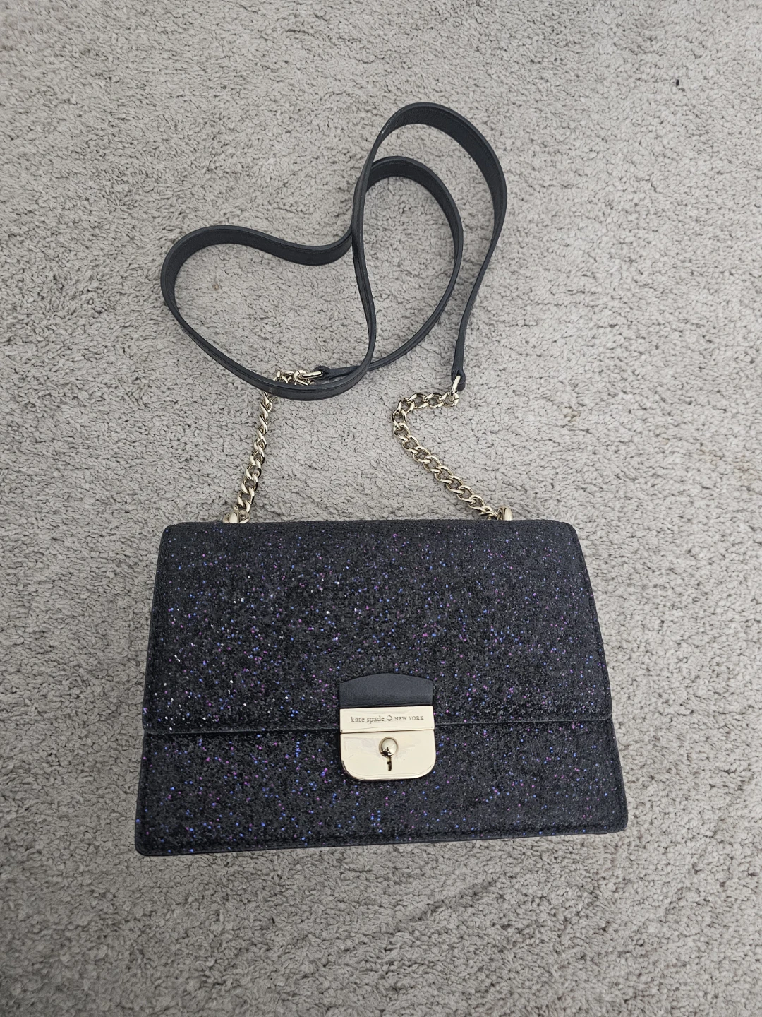 Authentic Kate Spade New York Glitter Crossbody Bag