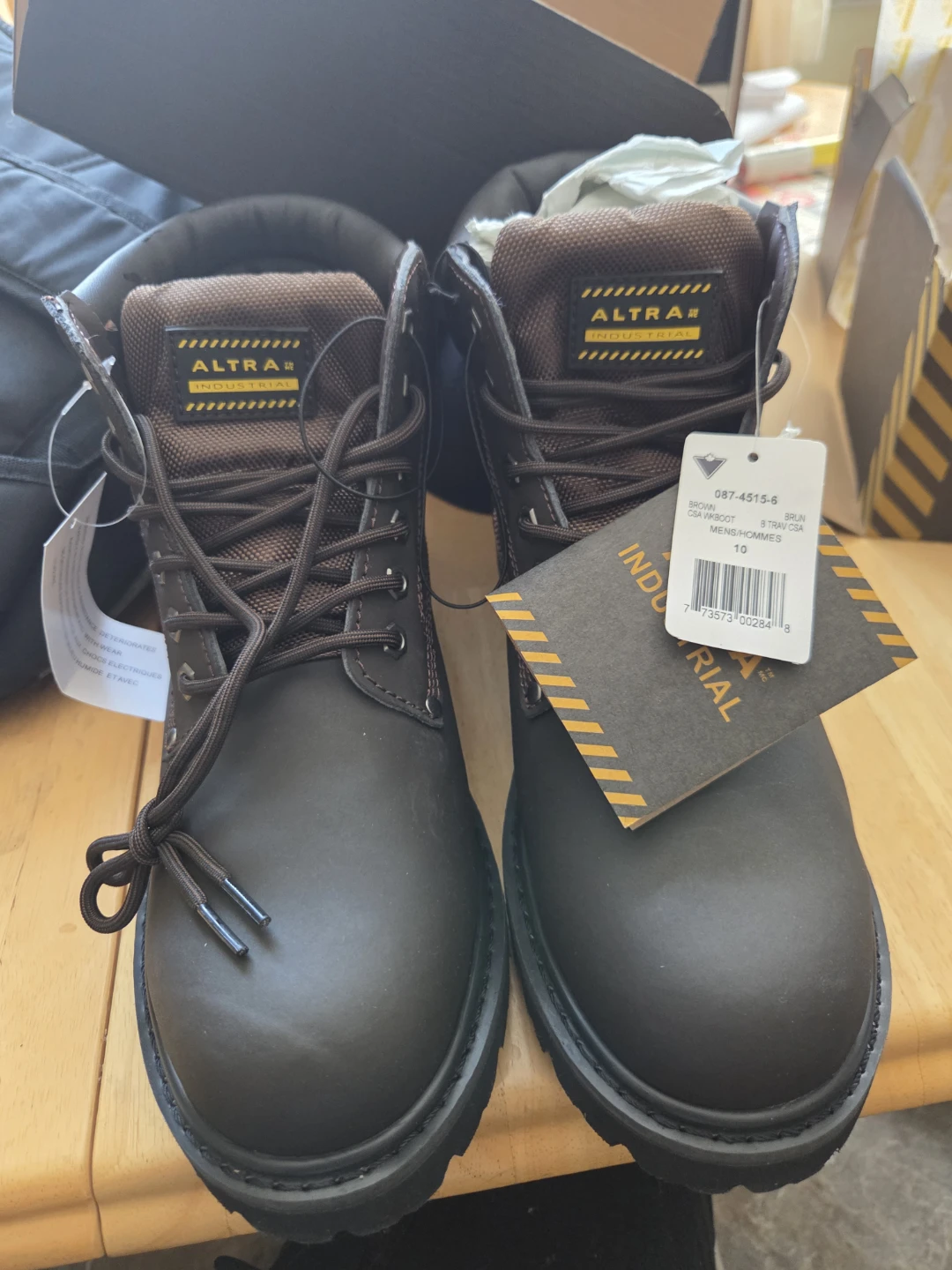 Altra Industrial Men's 6" Safety Boots - Brown - photo 2