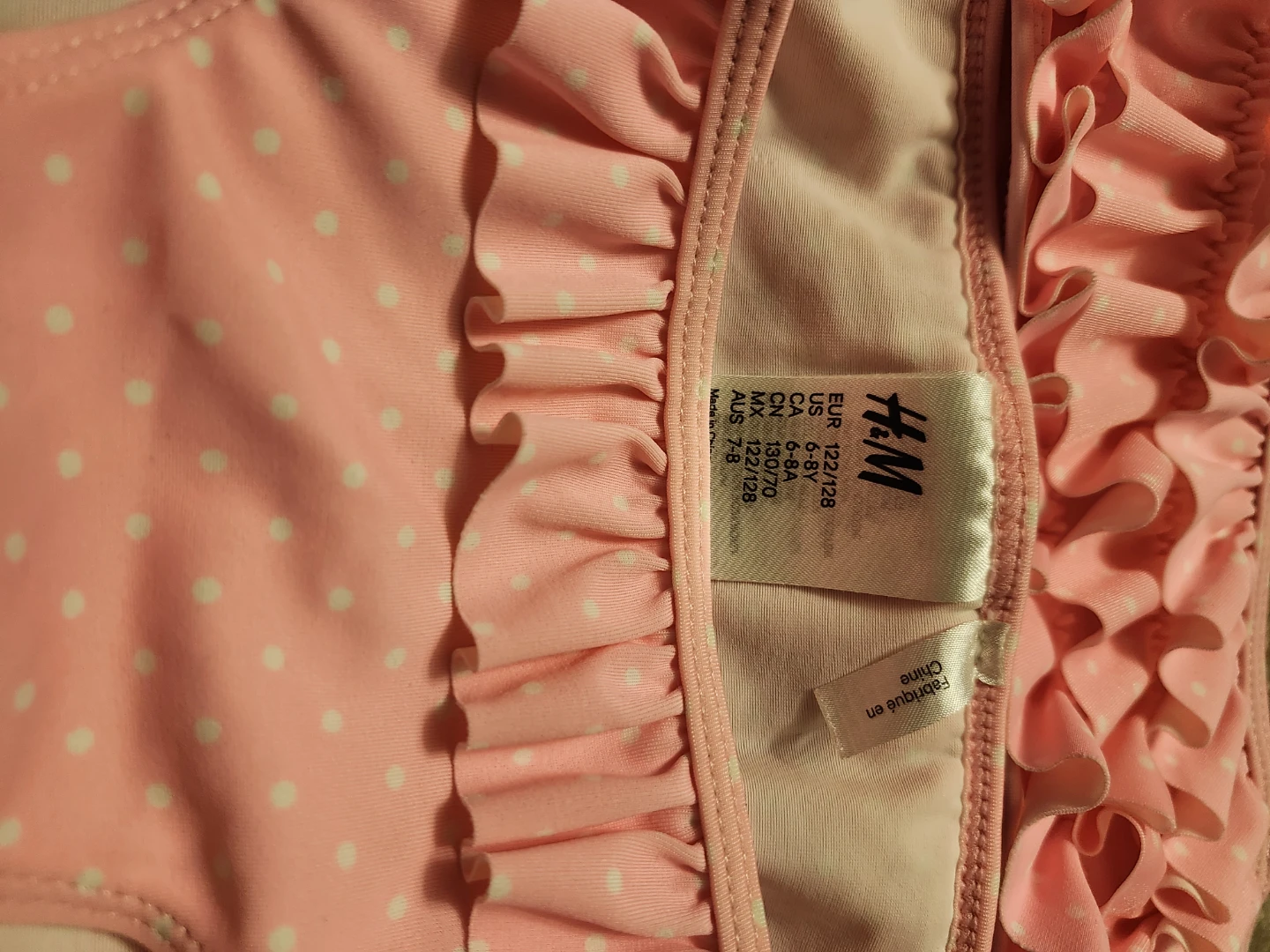 H&M Girls Swimsuit Set - size 6-8 yr - photo 4