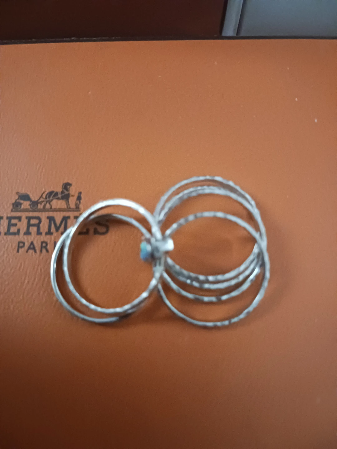 9 CT white gold + 2 yellow gold Stackable Ring Set - photo 5
