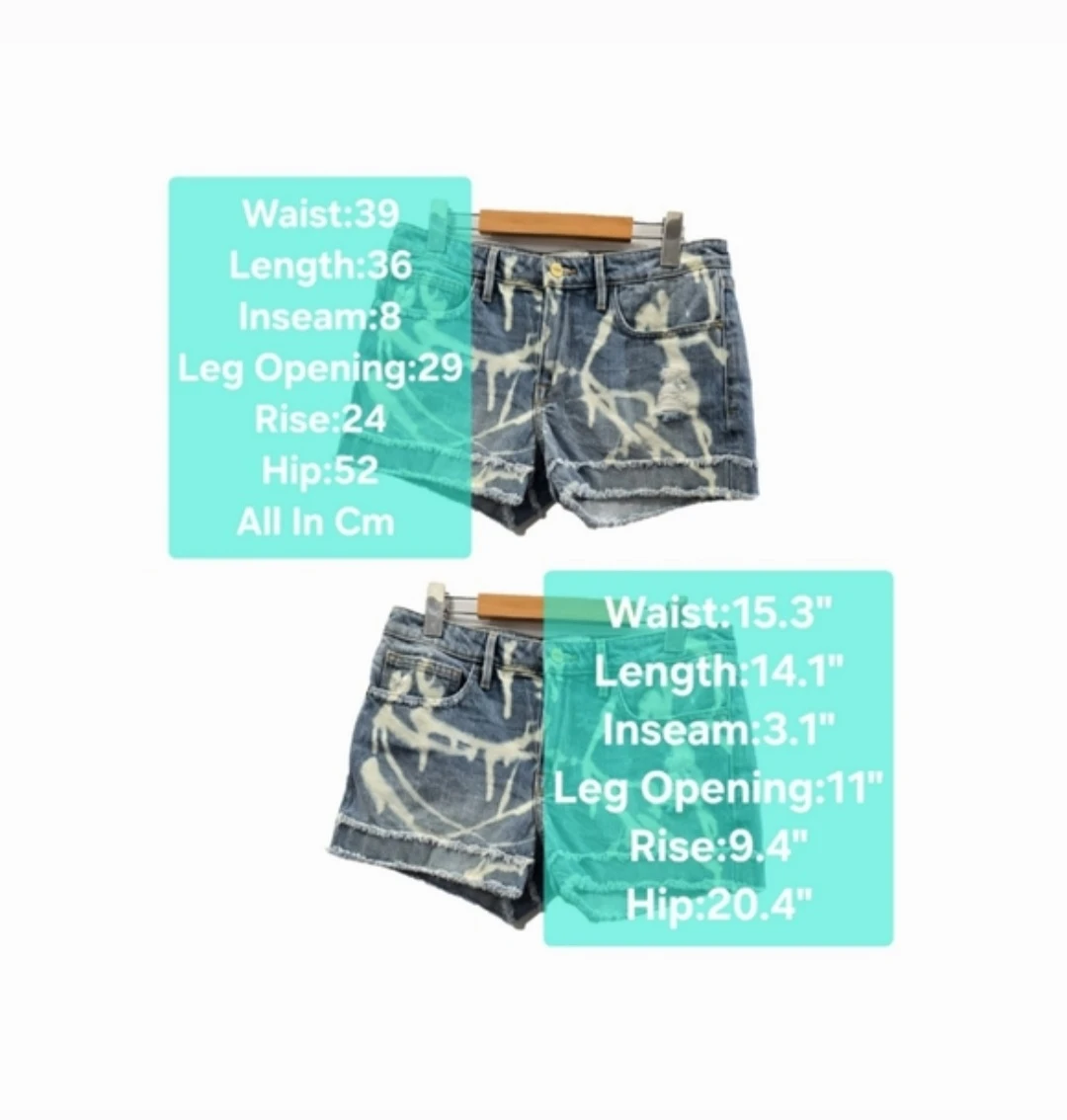 🏆 Frame Denim Le Garçon Frayed Cuff Denim Shorts Size 26 - photo 2