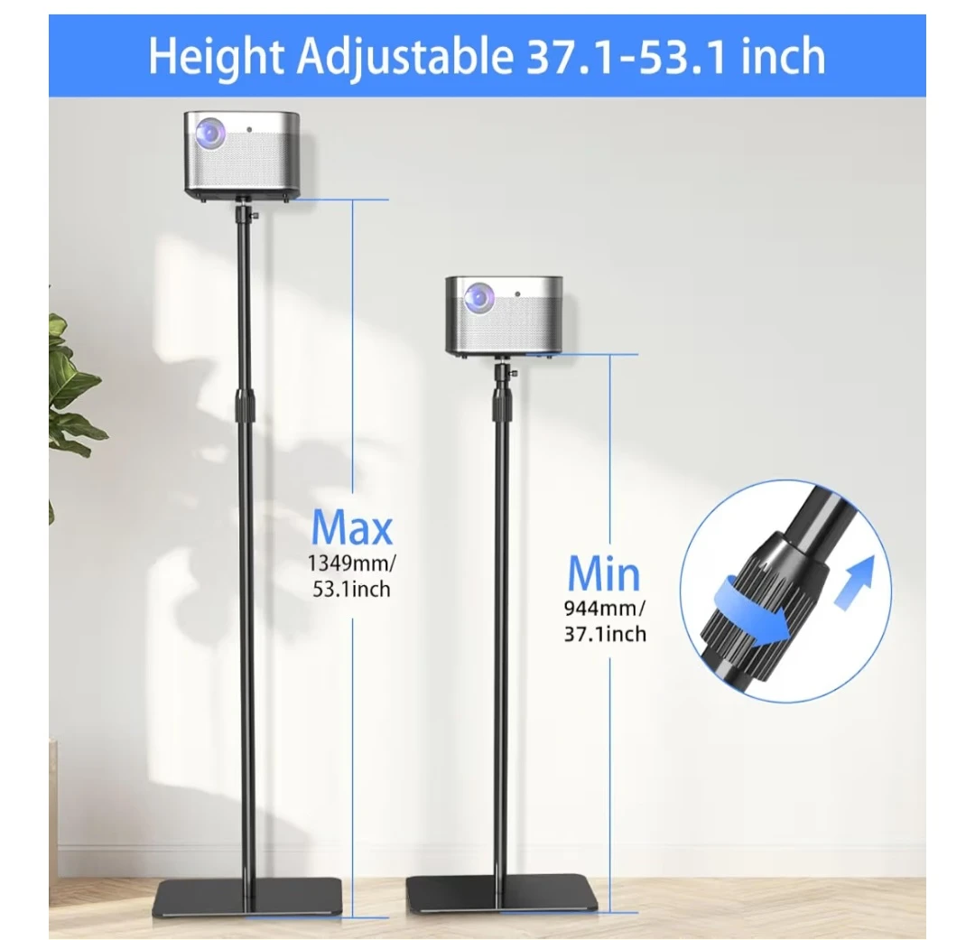 Adjustable Projector Floor Stand with 1/4" Screw Thread - photo 3