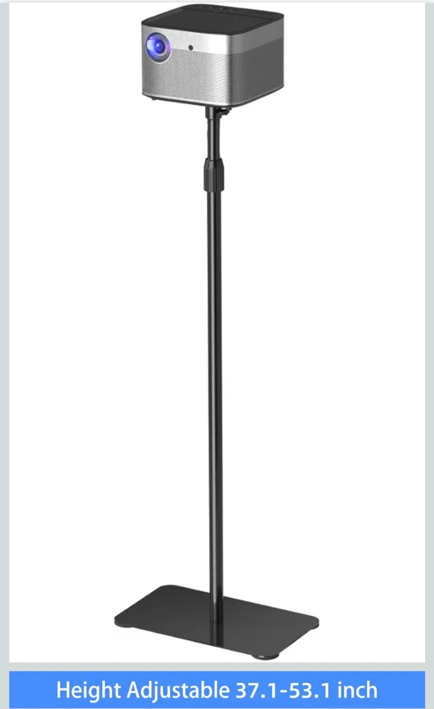 Adjustable Projector Floor Stand with 1/4" Screw Thread