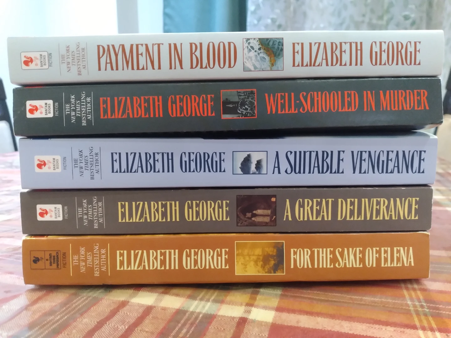 Three Dollars Elizabeth George Mystery Novels - 5 Book Bundle